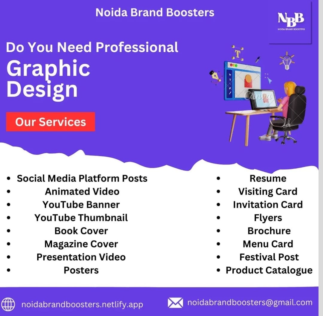 Noida Brand Boosters Graphic Design Service